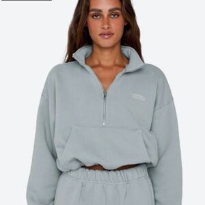 light SET ACTIVE half zip